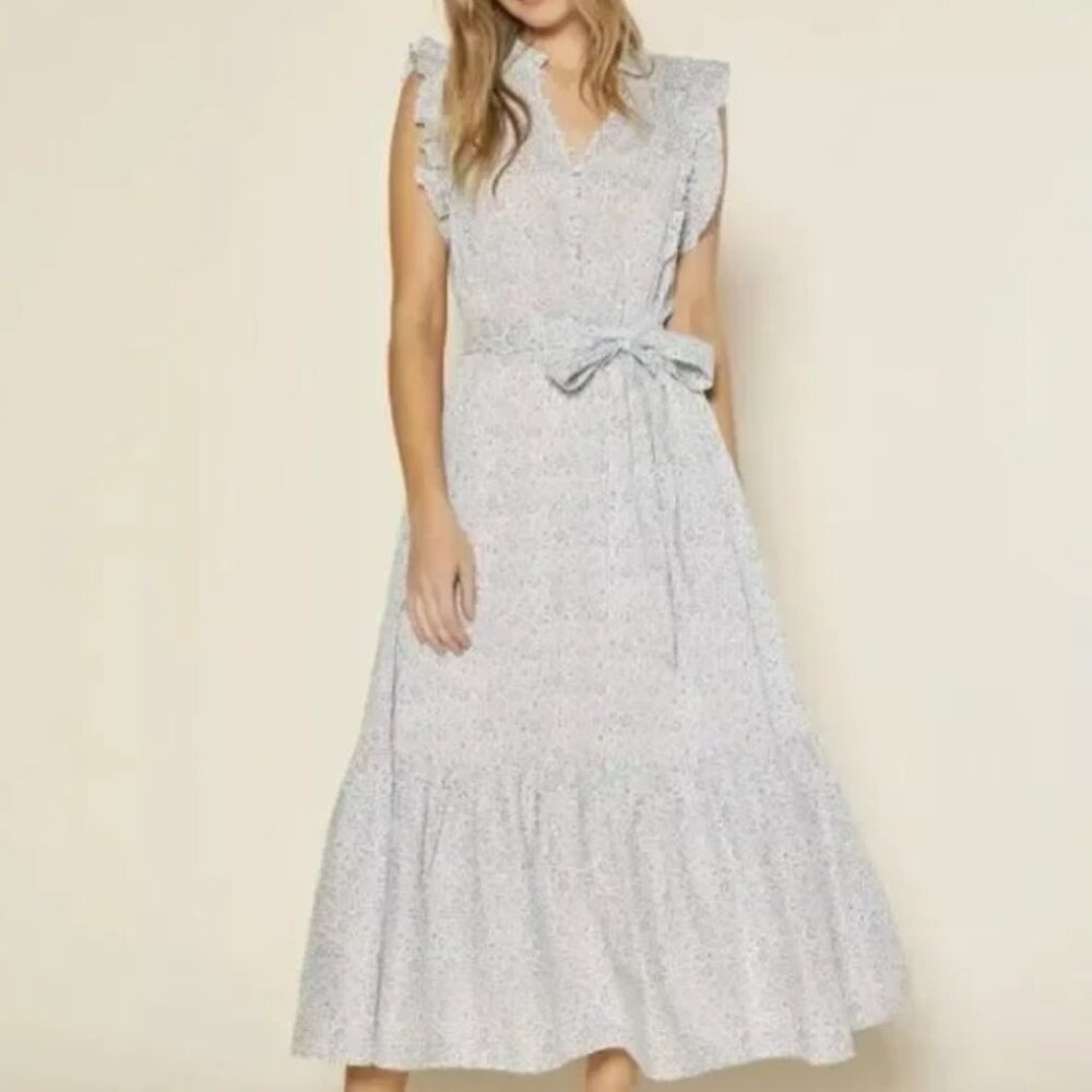 Outerknown Canyon Cotton Floral Maxi Dress